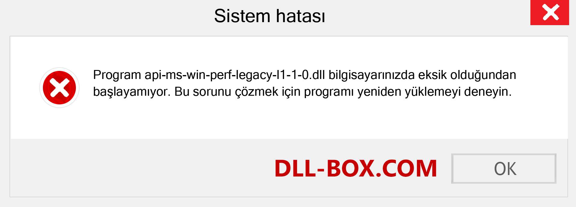 api-ms-win-perf-legacy-l1-1-0.dll dosyası eksik mi? Windows 7, 8, 10 için İndirin - Windows'ta api-ms-win-perf-legacy-l1-1-0 dll Eksik Hatasını Düzeltin, fotoğraflar, resimler